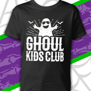 Gruseliger Geister-Ghoul-Kinderclub Lustiger Hallo T-Shirt