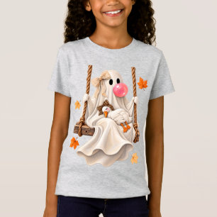Gruseliger Geister-Schwingen-Schwung alberner Gans T-Shirt
