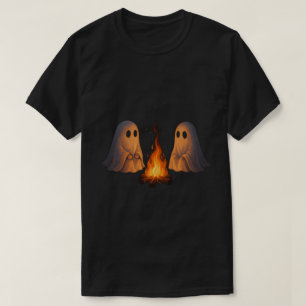 Gruseliger Geisterlagerfeuer – Gemütliche Hallowee T-Shirt
