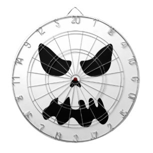 Gruseliger Geisterschädel-Gesicht Halloween-Party- Dartscheibe