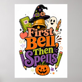 Gruseliger Grafikdesign zum Halloween-Rückkehr-in- Poster
