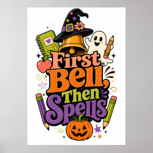 Gruseliger Grafikdesign zum Halloween-Rückkehr-in- Poster