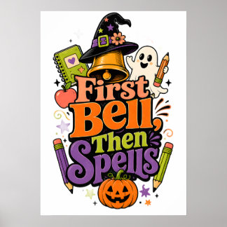 Gruseliger Grafikdesign zum Halloween-Rückkehr-in- Poster