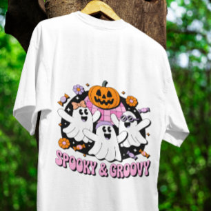 Gruseliger Groovy Disco Retro Geister T-Shirt