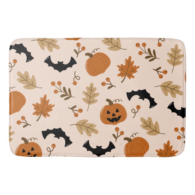 Gruseliger Halloween  Badematte (Vorderseite)