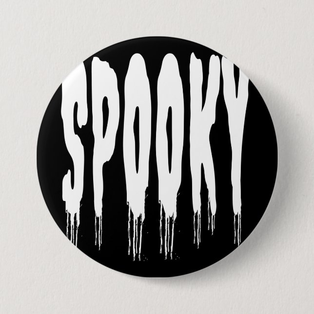 GRUSELIGER HALLOWEEN BUTTON (Vorderseite)