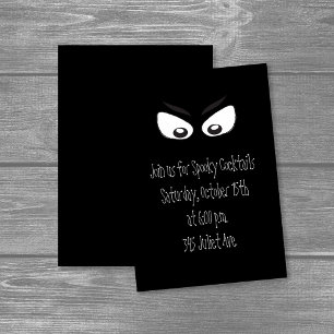Gruseliger Halloween-Cocktail-Party-Einladung mit  Einladung