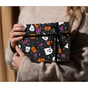 Gruseliger Halloween Geschenkpapier