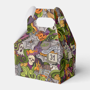 Gruseliger Halloween-Gunstbehälter Geschenkschachtel
