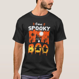 Gruseliger Halloween-Hexen-Turm Damen Nacht T-Shirt