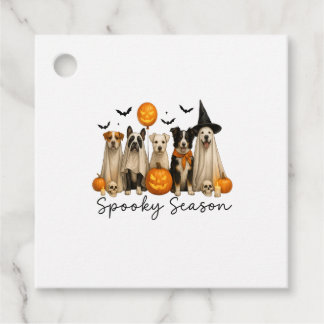 Gruseliger Halloween-Hund Geschenkanhänger
