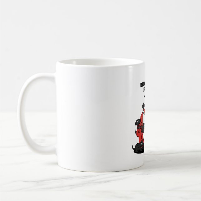 Gruseliger Halloween Hund Gruseliger Geist 23 Kaffeetasse (Links)
