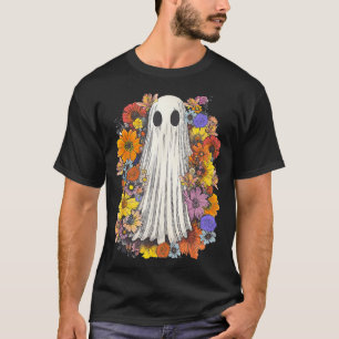Gruseliger Halloween-Kostüm Schrecklicher floraler T-Shirt