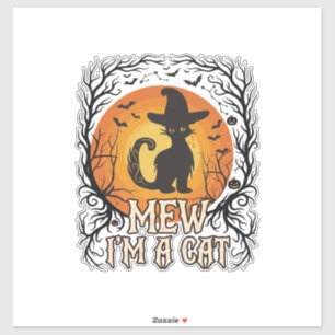Gruseliger Halloween-Kürbis Gruselige Nacht Geist Aufkleber