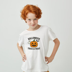 Gruseliger Halloween-Kürbis Kinder-Süßigkeiten ode Baby T-shirt
