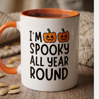 Gruseliger Halloween-Kürbis-Spruch Funny Sarcastic Tasse