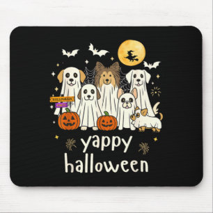 Gruseliger Halloween lustiger Hund Geister Hallowe Mousepad
