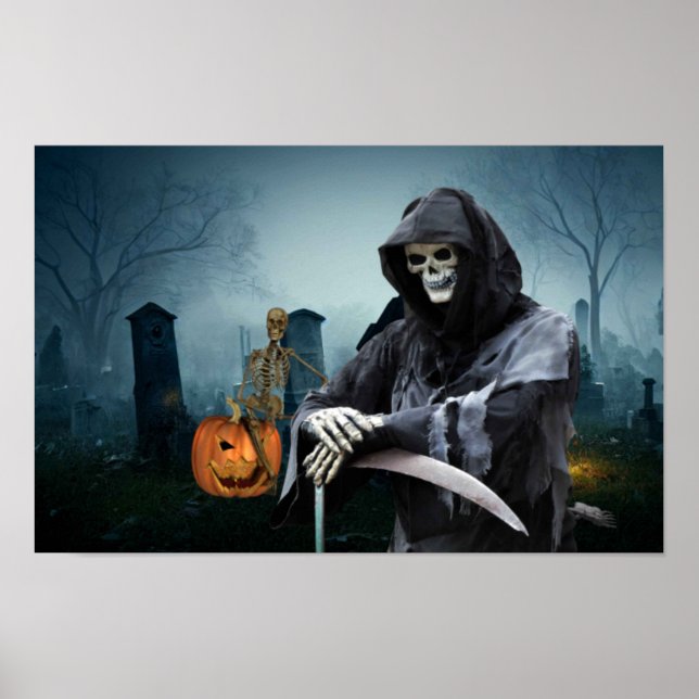 Gruseliger Halloween. Poster (Vorne)