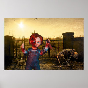 Gruseliger Halloween. Poster