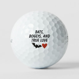 Gruseliger Halloween-Romantik-Humor Herbst Stimmun Golfball