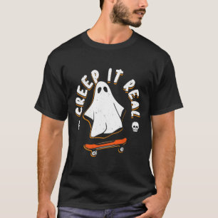 Gruseliger Halloween-Skateboarding-Spaß  T-Shirt