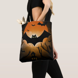 Gruseliger Halloween Spukhaus Beutel Gotischer Her Tasche