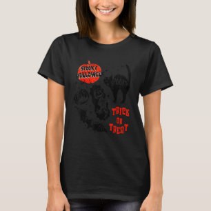 Gruseliger Halloween-Süßigkeiten-oder-Saures-Kürbi T-Shirt