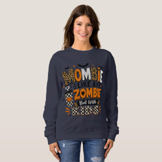 Gruseliger Halloween-Sweatshirt mit Geist- und Kür Sweatshirt