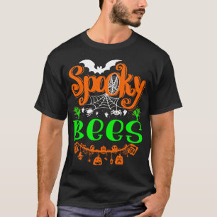 Gruseliger Halloween-Tier-Bienen-Geschenkidee T-Shirt