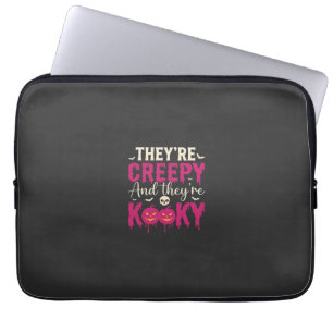 Gruseliger Halloween-Totenkopf-Kürbis-Design_1 Laptopschutzhülle