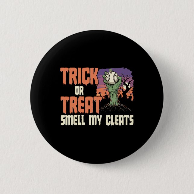 Gruseliger Halloween-Zombie Softll verkaufen Trick Button (Vorderseite)