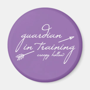 Gruseliger hohler "Wächter im Training" Magnet