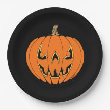 Gruseliger Jack-o'-Lantern Halloween-Entwurf