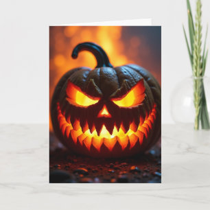 Gruseliger Jack Olantern-Karten Karte