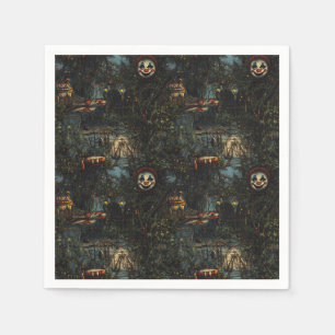Gruseliger Karneval Halloween Serviette