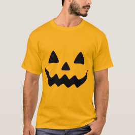 Gruseliger Klassiker Kürbislaterne Gesicht T-Shirt