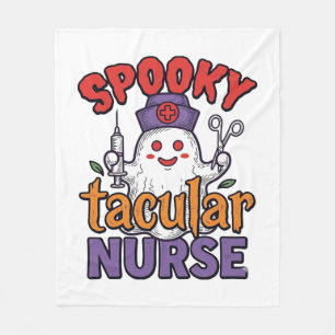 Gruseliger Krankenpfleger Halloween-Geist-Shirt-De Fleecedecke