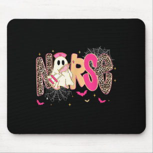 Gruseliger Krankenschwester-Geist Halloween-Kostüm Mousepad