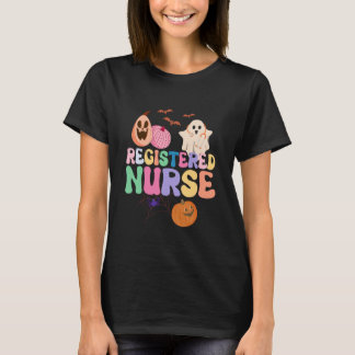 Gruseliger Krankenschwester-Geist-Halloween-Kostüm T-Shirt
