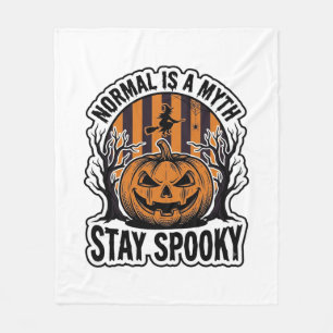 Gruseliger Kürbis Hexe Vintage Gravur Halloween S Fleecedecke