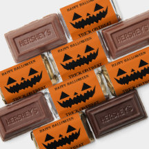 Gruseliger Kürbiskopf Trick-or-Treat Halloween