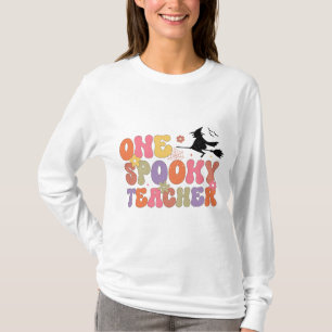 Gruseliger Lehrer Halloween Langarm-Shirt T-Shirt