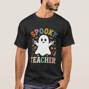 Gruseliger Lehrer Süßer Geist Halloween Design_1 T-Shirt