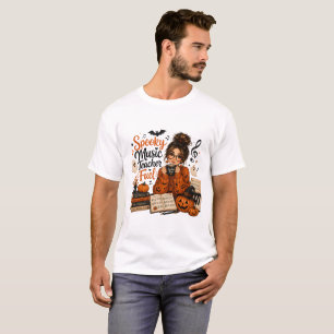 Gruseliger Musiklehrer-Treibstoff Lustiger Hallowe T-Shirt