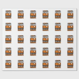Gruseliger Opa Vintage Halloween-Shirt-Design_1 Geschenkpapier