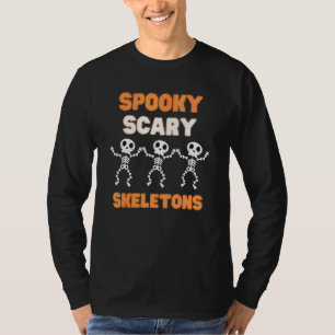 Gruseliger Schrecklicher Skelett Halloween-Skelet T-Shirt