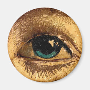 Gruseliger sonderbarer Augen-Ball, der Sie Magnet