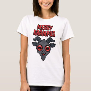 Gruseliger Süßer Fröhlicher Krampus T-Shirt