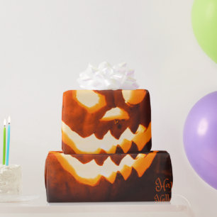 Gruseliger Süßer Geist Halloween Geschenkpapier