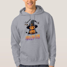 Gruseliger Süßer Halloween-Geist-Hoodie Kuschelige